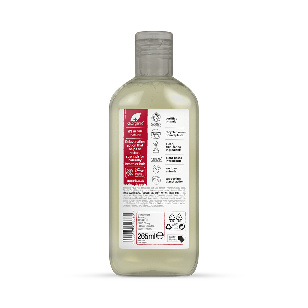 Dr Organic Rose Otto Shampoo 265ml