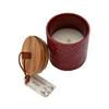 Sainsburys Small Embossed Ceramic Christmas Spice Candle- Buy online at McGrocer