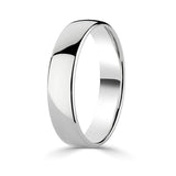 Costco Classic Court wedding ring 18ct white gold 5.0mm (British brand)