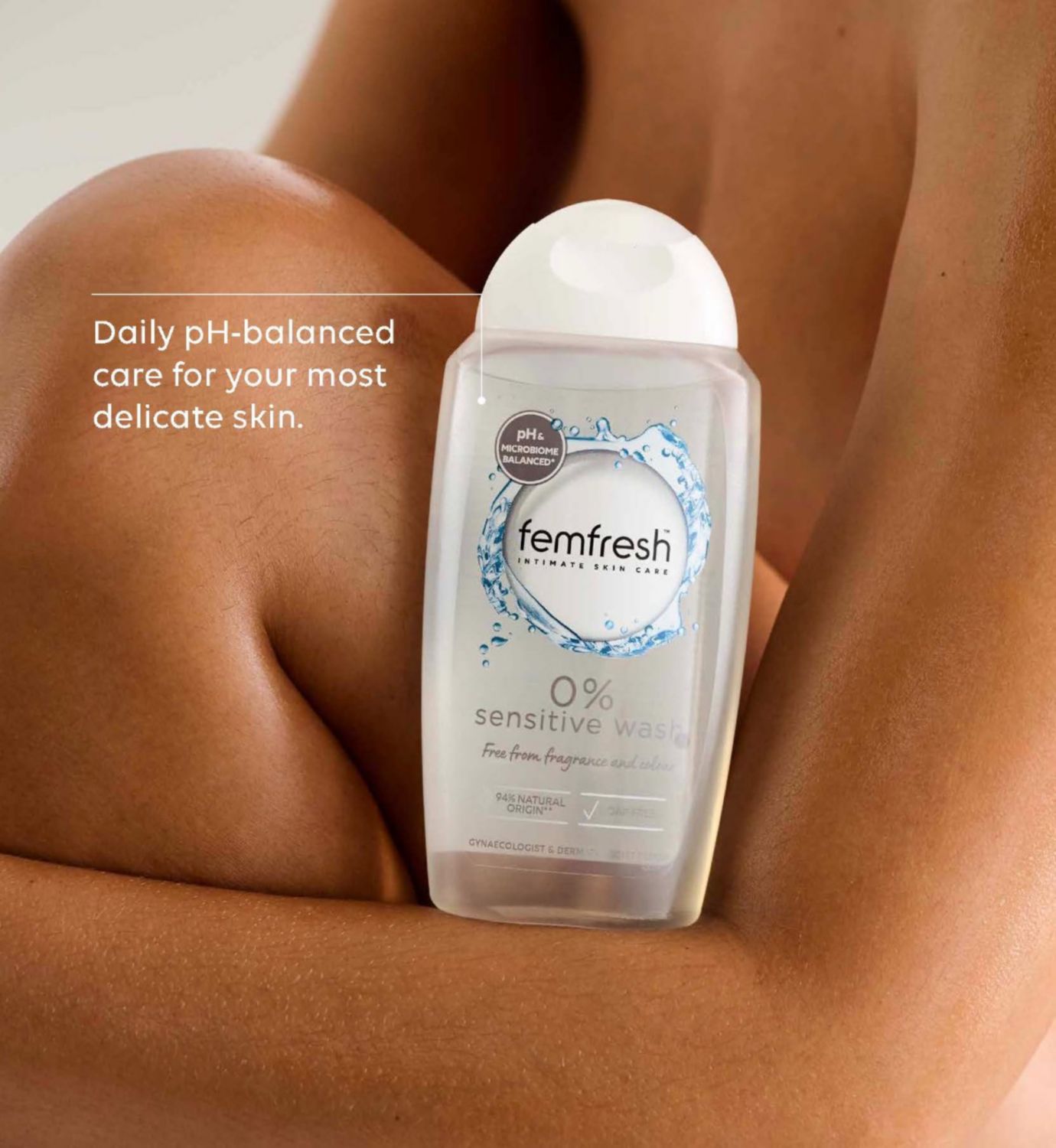 Femfresh 0% Sensitive Intimate Wash 250ml, UK version