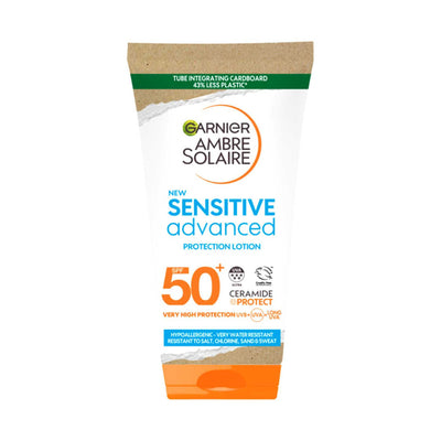 Boots Garnier Ambre Solaire Sensitive Sun Cream SPF50+ 50ml- Buy online at McGrocer