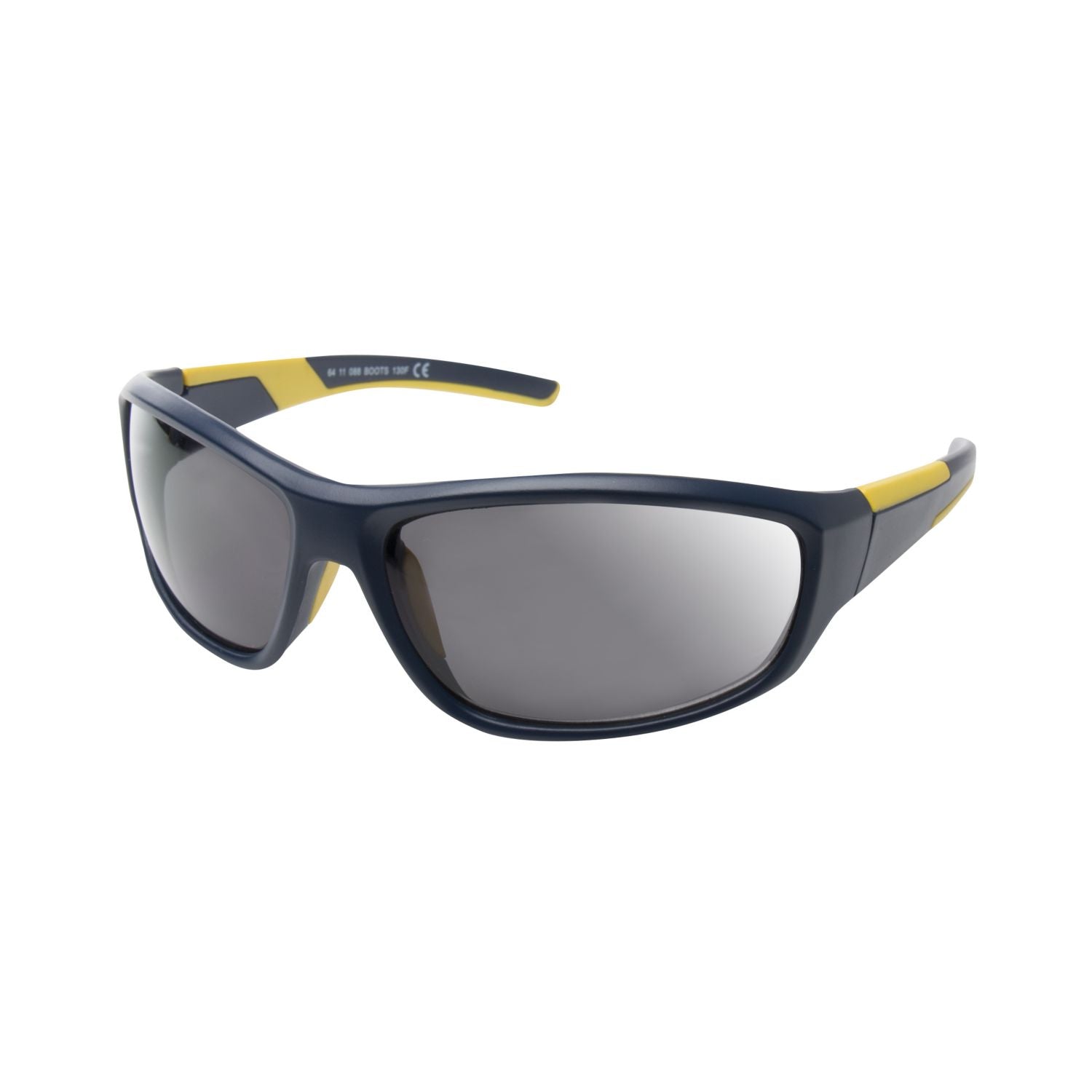 Boots Active Sunglasses Matt Navy and Yellow - British product