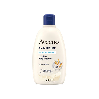 Boots Aveeno Skin Relief Moisturising Body Wash Unscented 500ml- Buy online at McGrocer