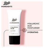 Boots Ingredients Hyaluronic Acid Moisturiser 30ml - British product
