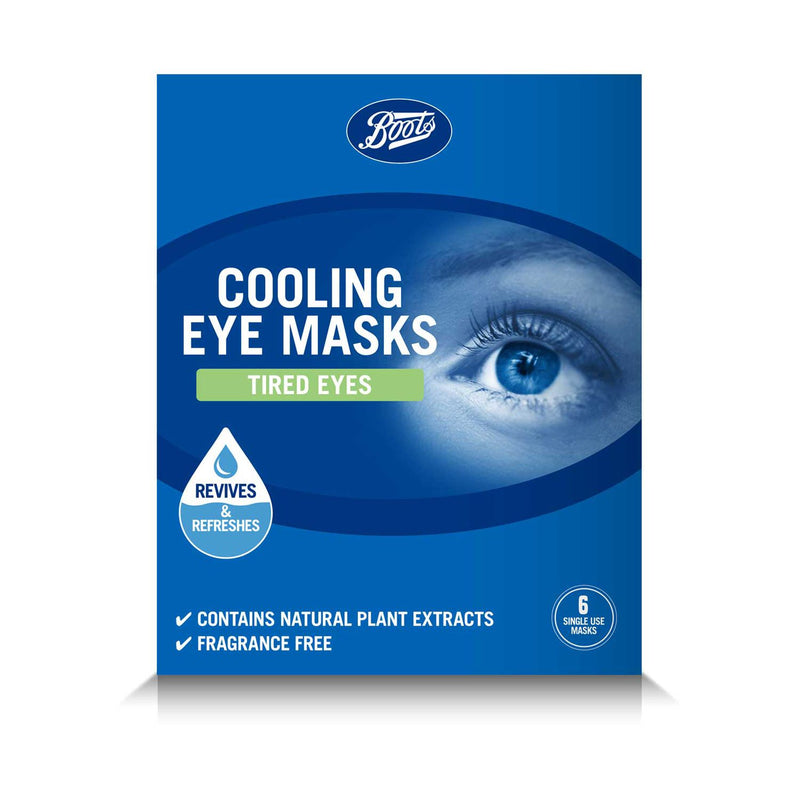 Boots Cooling Eye Mask Tired Eyes 6s - British product