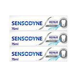 Sensodyne Repair & Protect Whitening toothpaste bundle 3 pack, imported from the UK