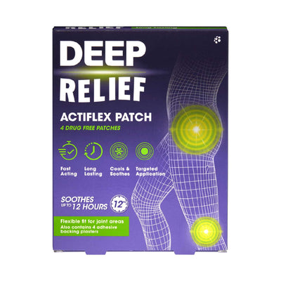 Boots Deep Relief Actiflex Joint Patches 4 Pack- Buy online at McGrocer