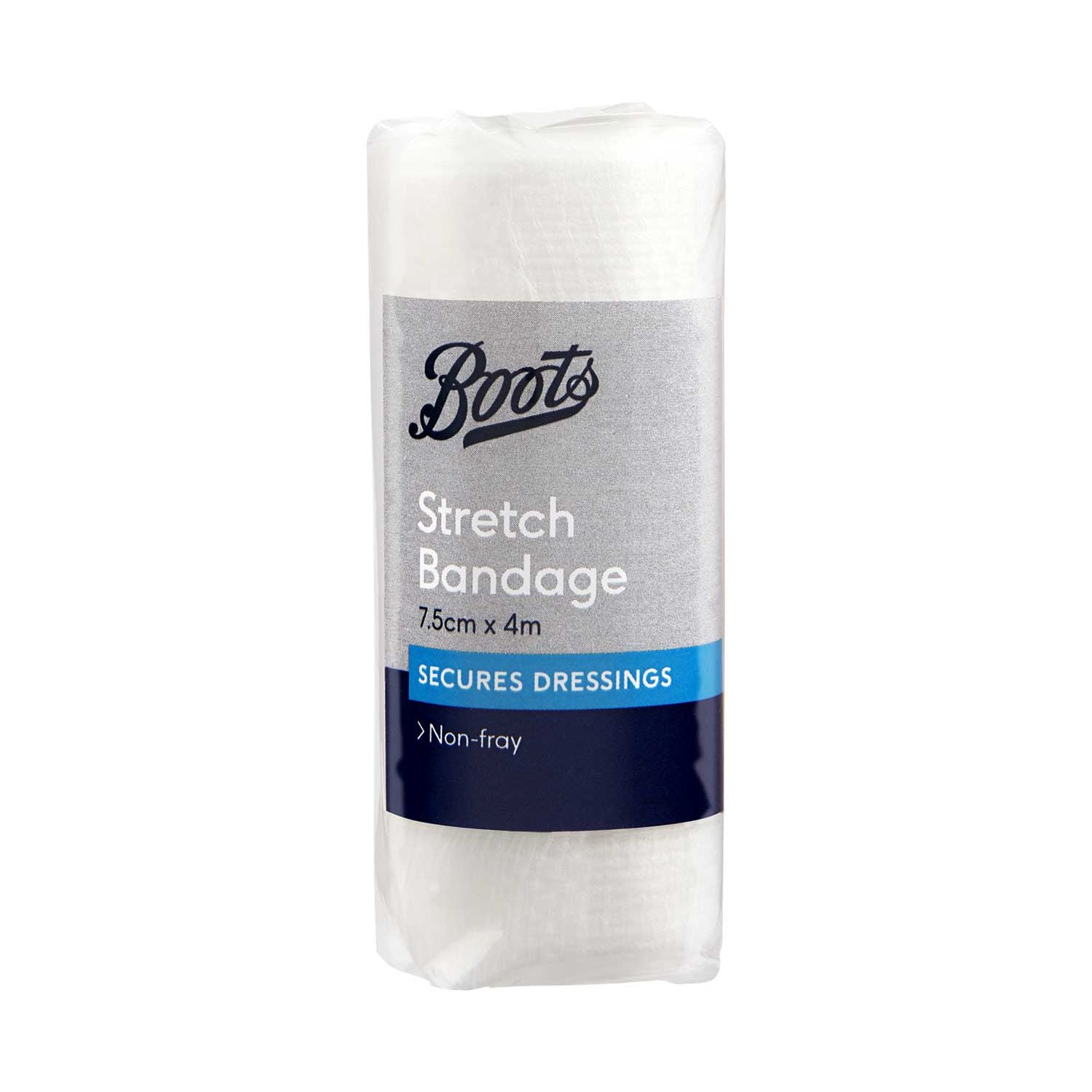 Boots stretch bandage 7.5cm x 4m, UK version