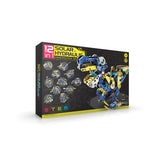 Solar hydraulic construction kit 12 models robot set 230 pieces (British brand)