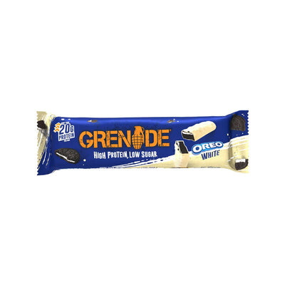 Tesco Grenade White Chocolate Oreo Protein Bar 60g- Buy online at McGrocer