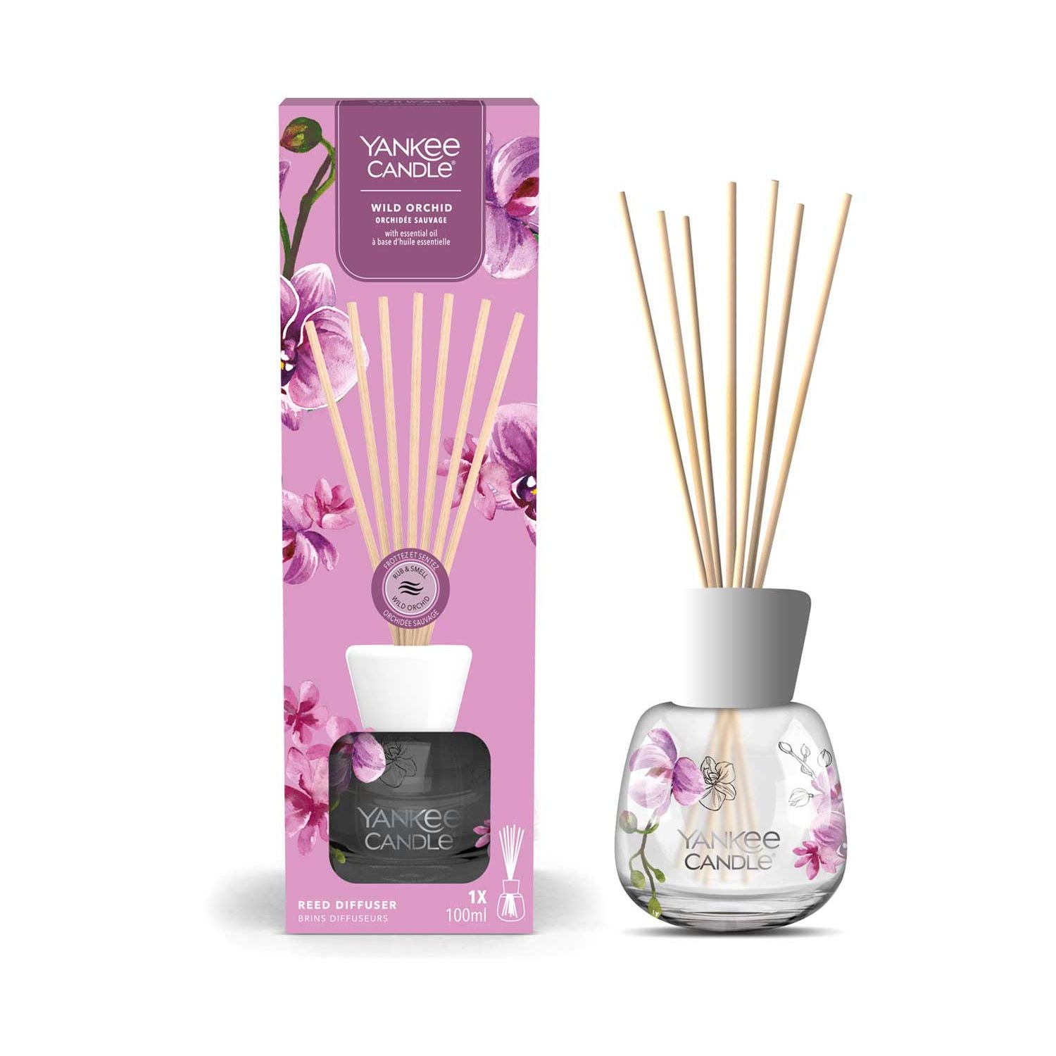 Yankee Candle Signature Reed Diffuser Wild Orchid 100ml (British brand)