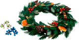 LEGO Botanical Wreath Model 1194 Piece Set (British brand)