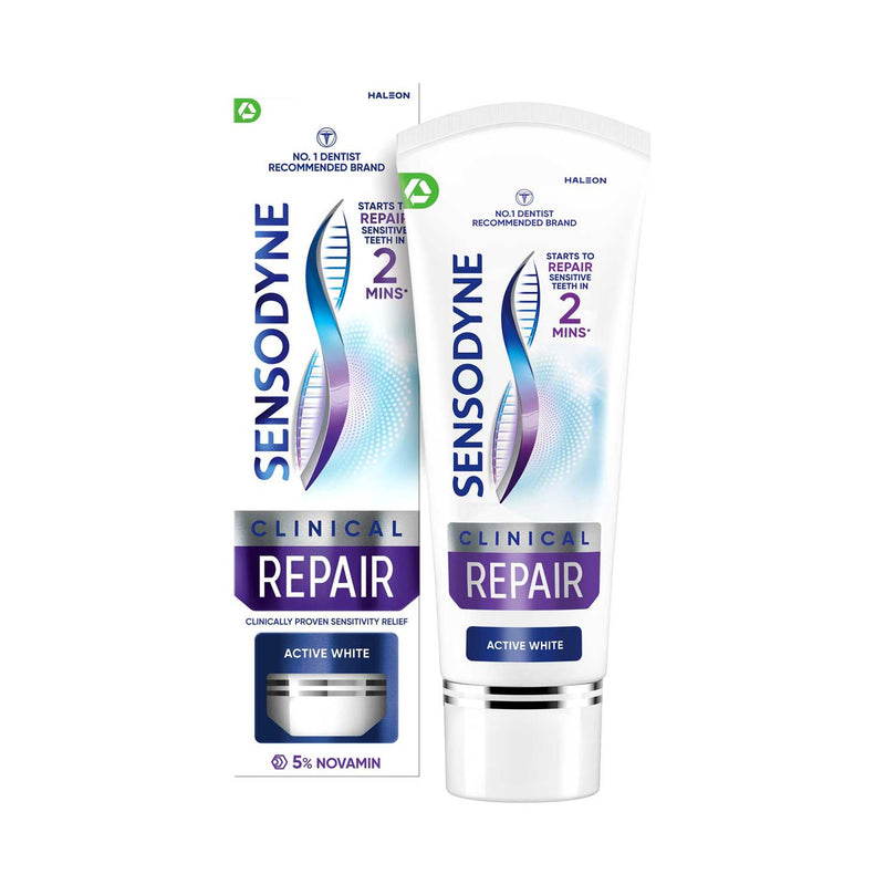 Sensodyne Clinical Repair Active White toothpaste 75ml - British product