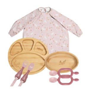 Bibado Bamboo Weaning Set Botanical Bunnies - British product