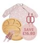 Bibado Bamboo Weaning Set Botanical Bunnies - British product