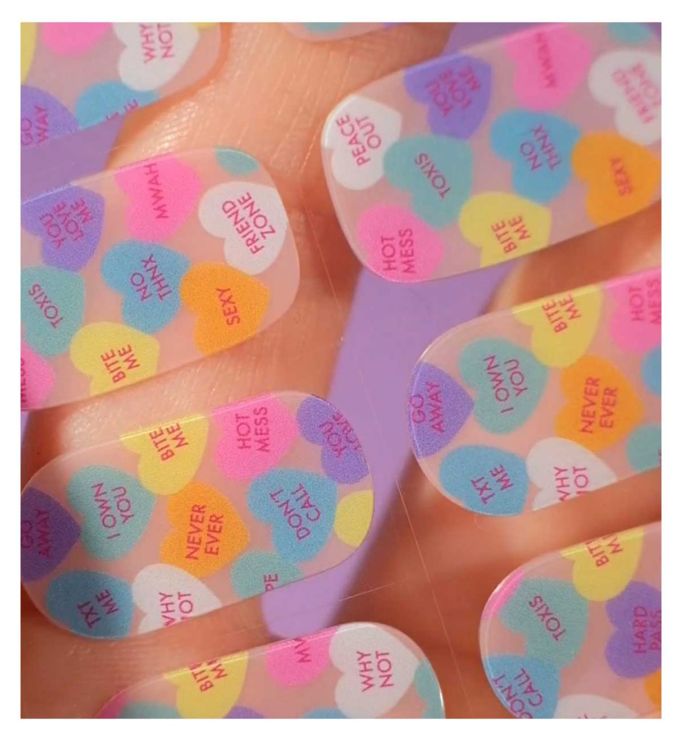 MoYou London Gel Nail Strip Heartbreaker 20 Strips, UK version