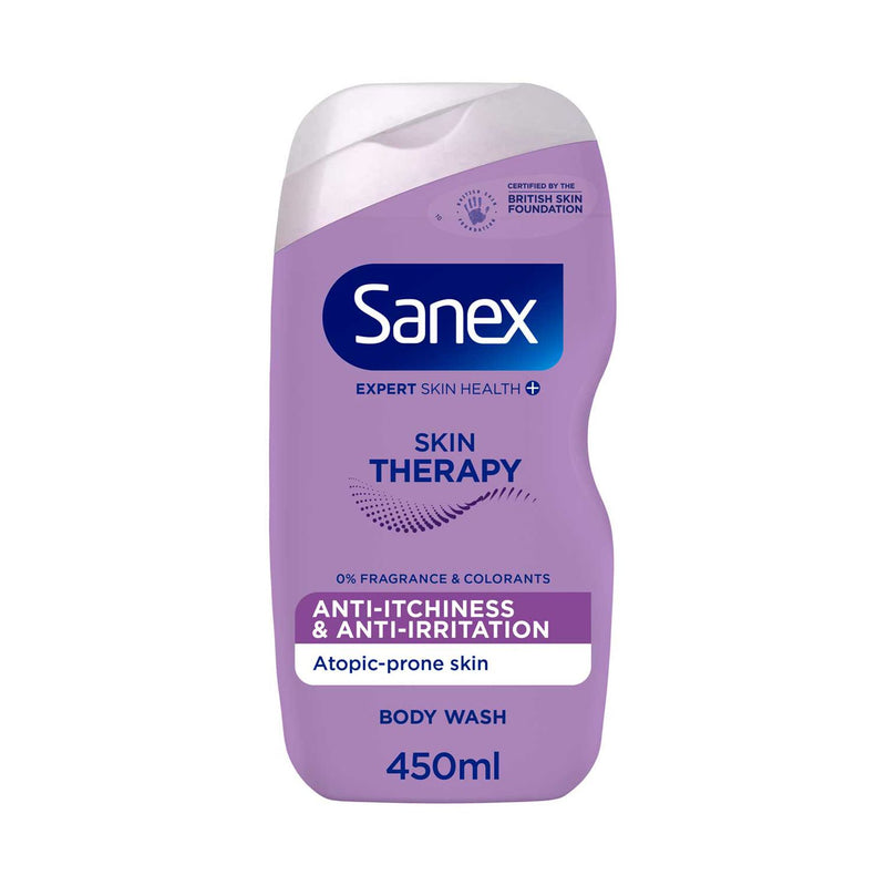 Sanex Skin Therapy anti-itch shower gel 450ml, UK version
