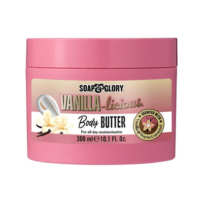 Boots Soap & Glory Vanilla-licious Body Butter 300ml- Buy online at McGrocer