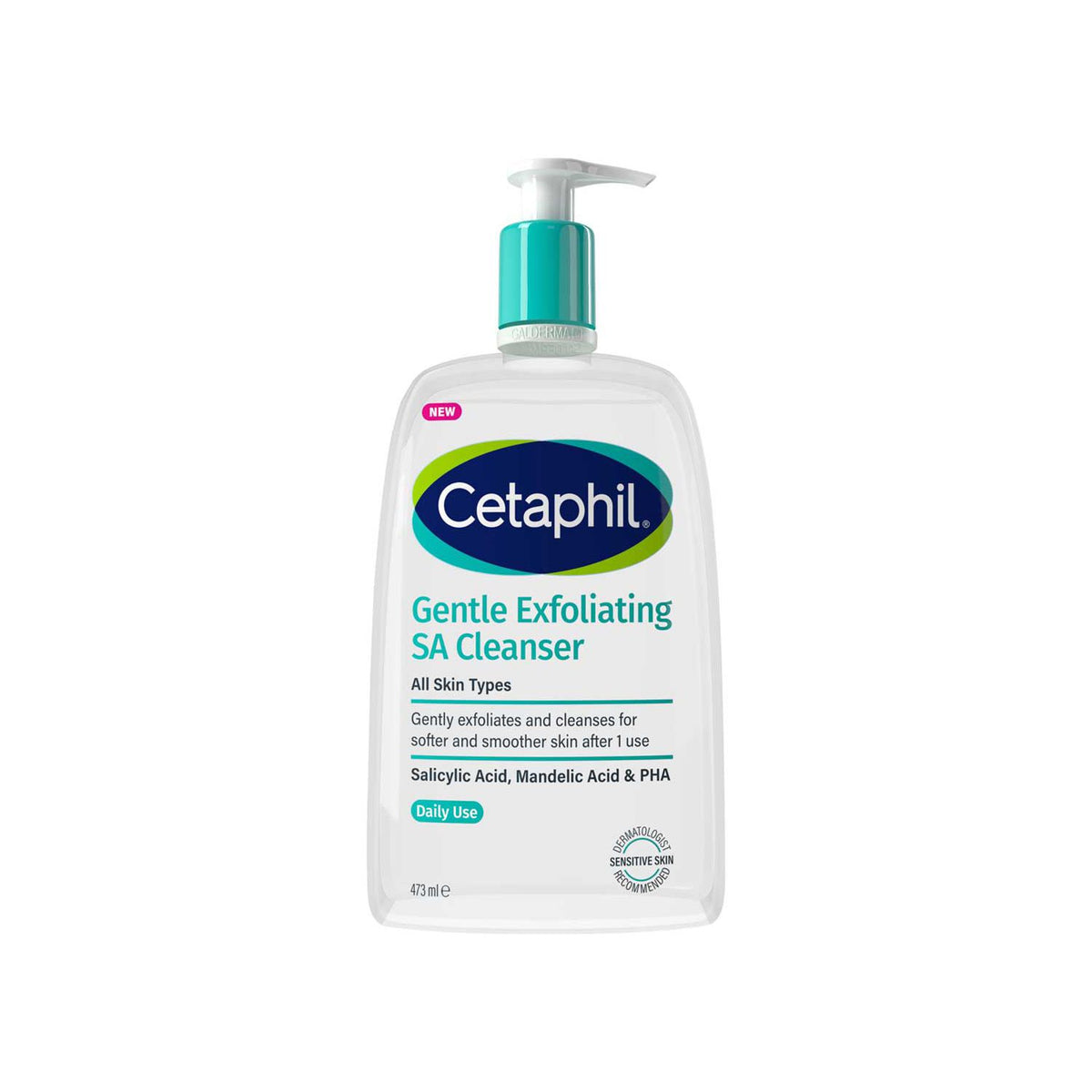 Cetaphil exfoliating cleanser salicylic acid 473ml, imported from the UK