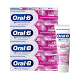 Oral-B 3D White Luxe Whitening Toothpaste 75ml x4, imported from the UK