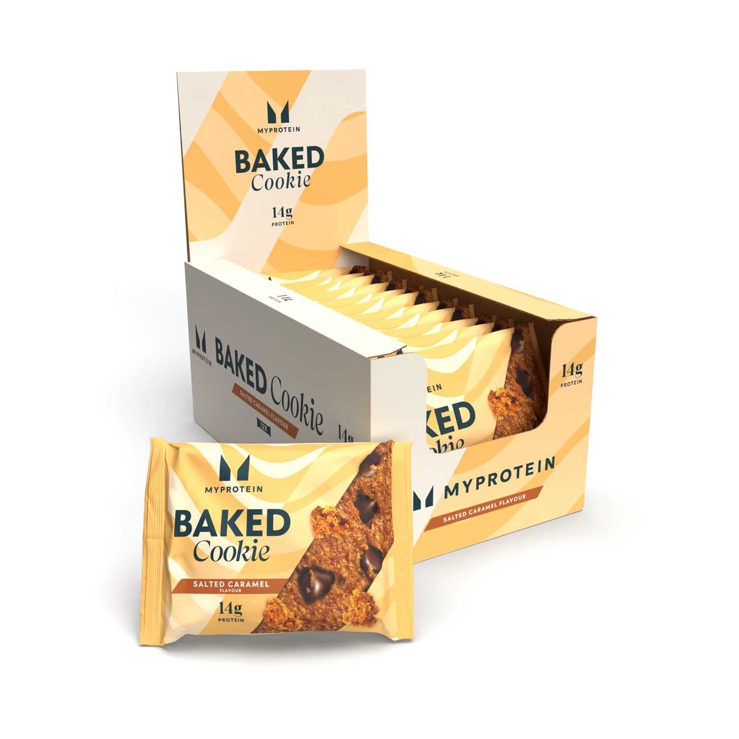 Myprotein Protein Cookies Salted Caramel 75g Multipack 12s, imported from the UK