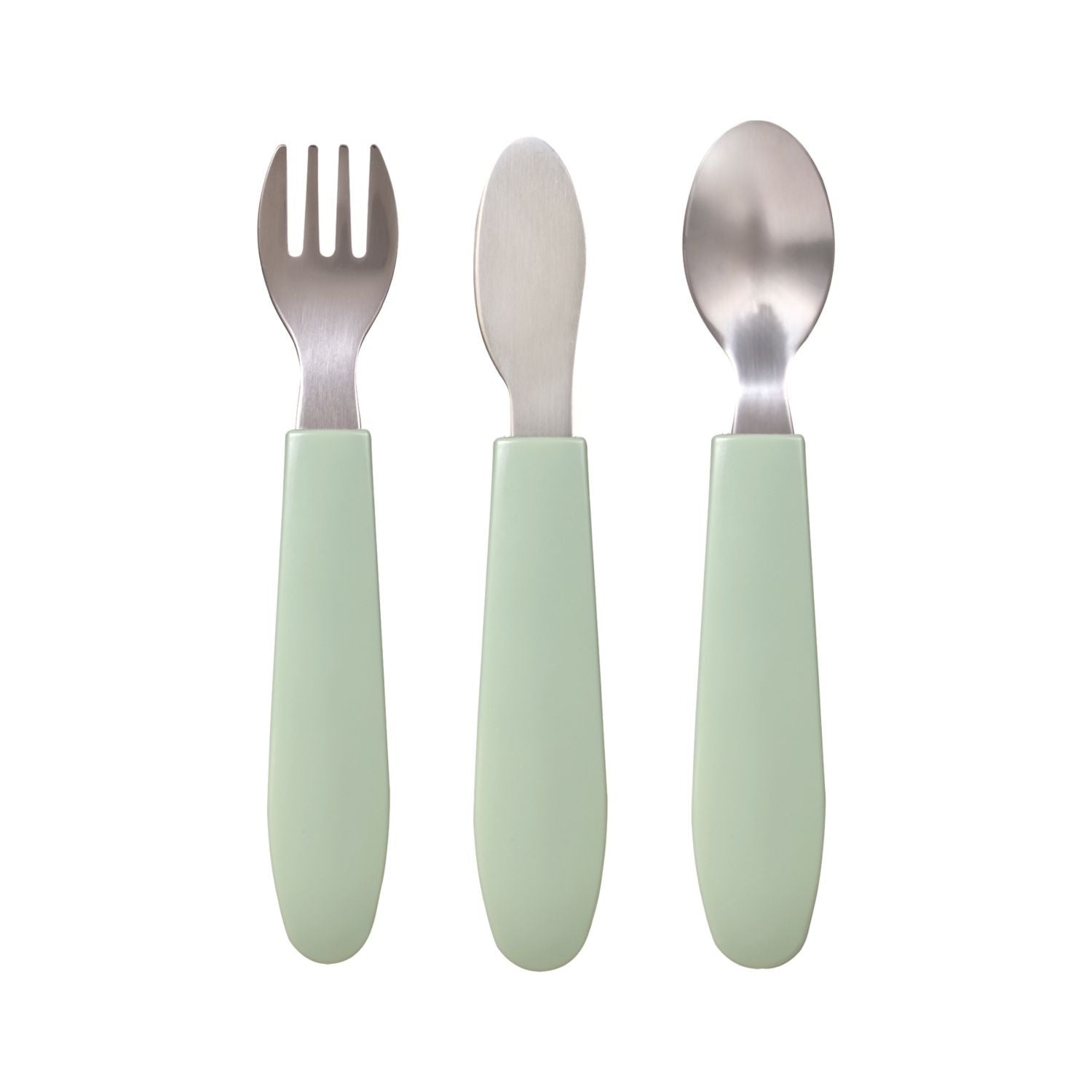 Boots baby stainless steel cutlery set, UK version