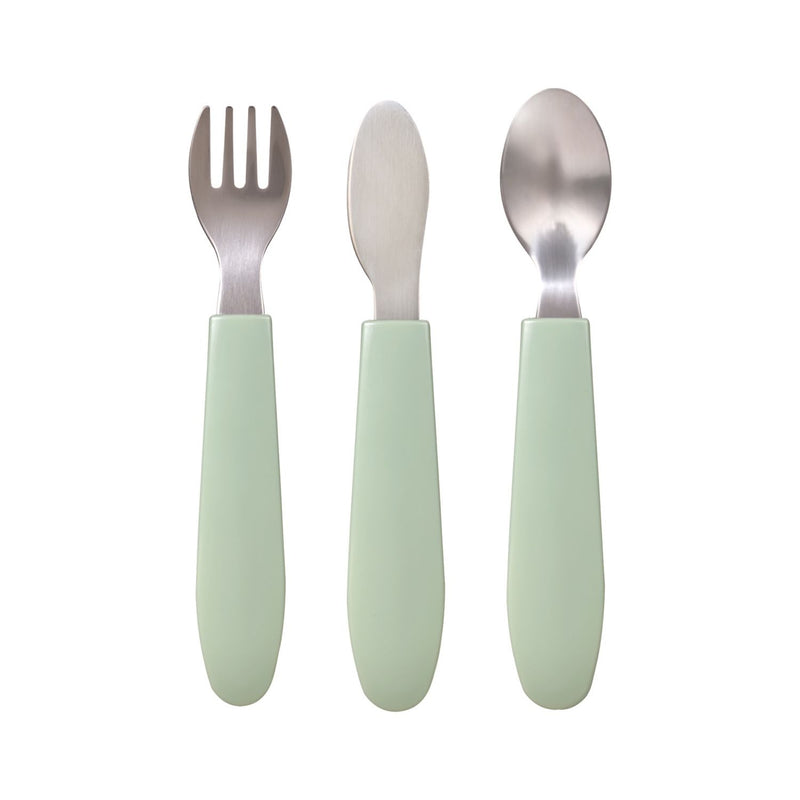 Boots baby stainless steel cutlery set, UK version