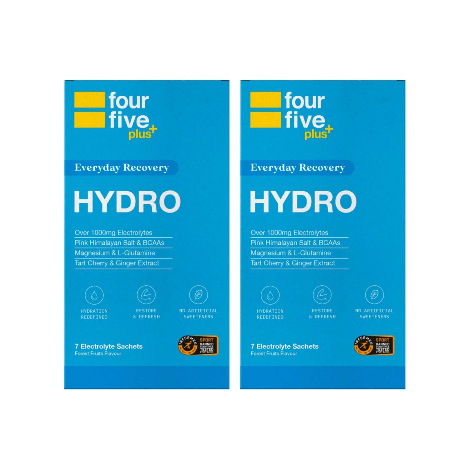 fourfive Forest Fruits Hydration Bundle sachets - British product
