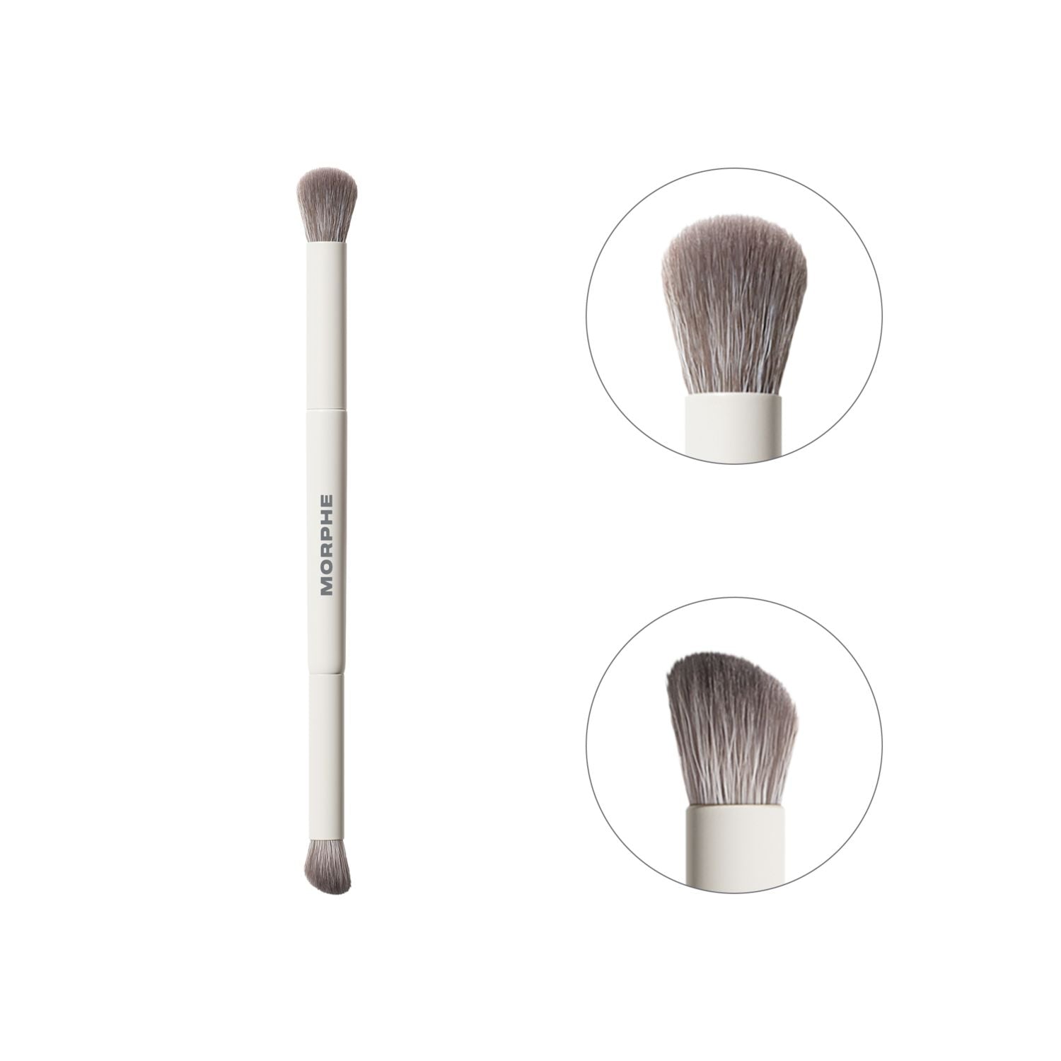 Morphe M300 dual-ended eyeshadow brush (British brand)