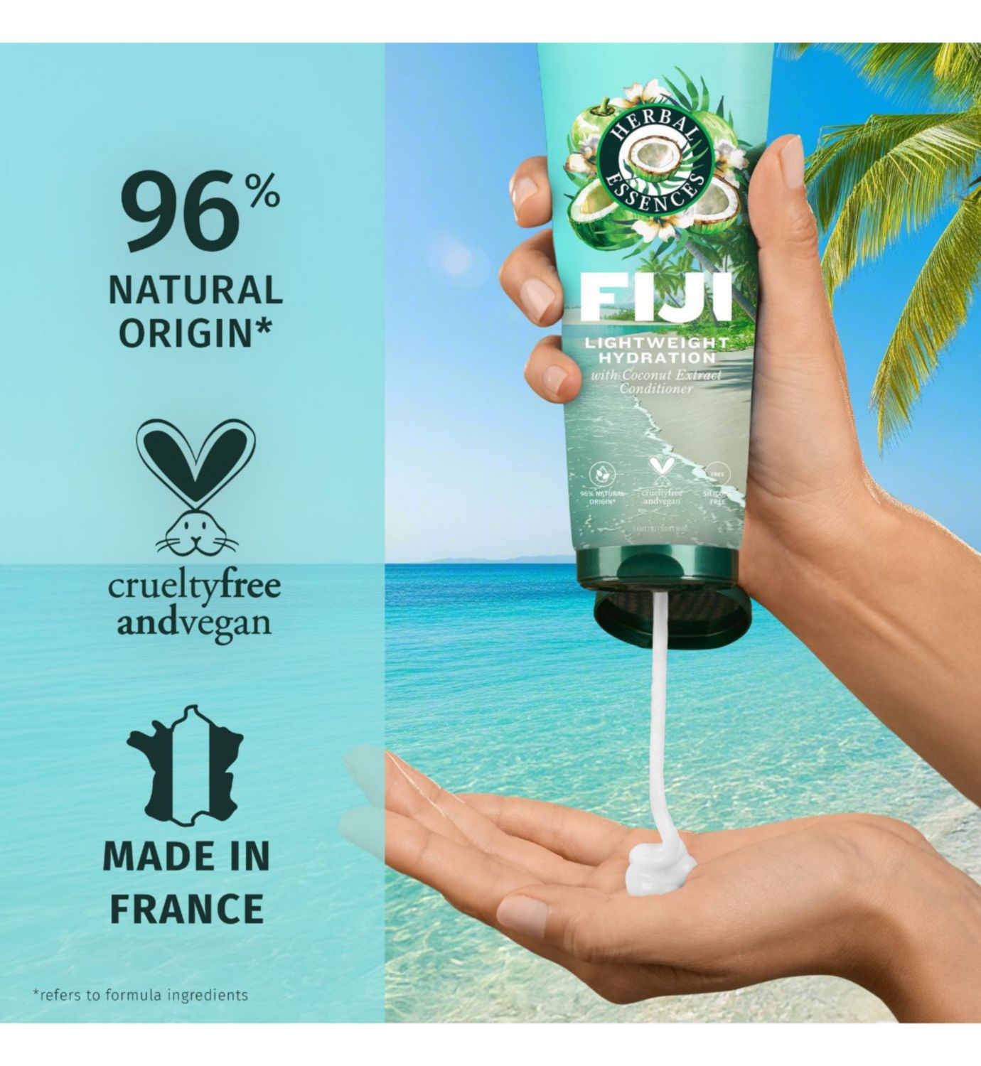 Herbal Essences Fiji lightweight hydration conditioner 250ml (British brand)