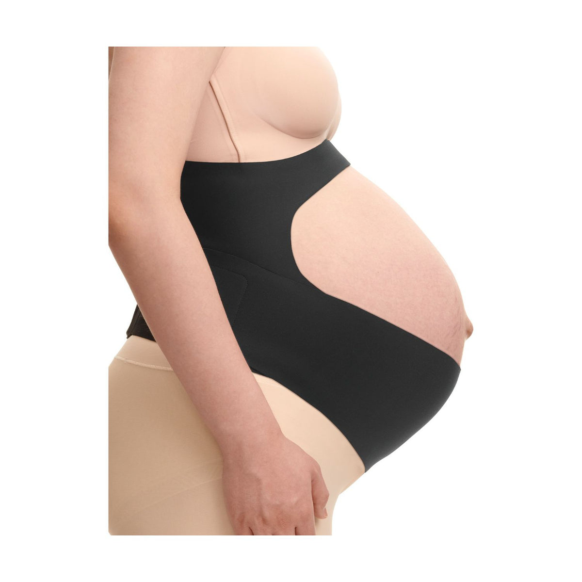Momcozy black maternity belly band XL, imported from the UK