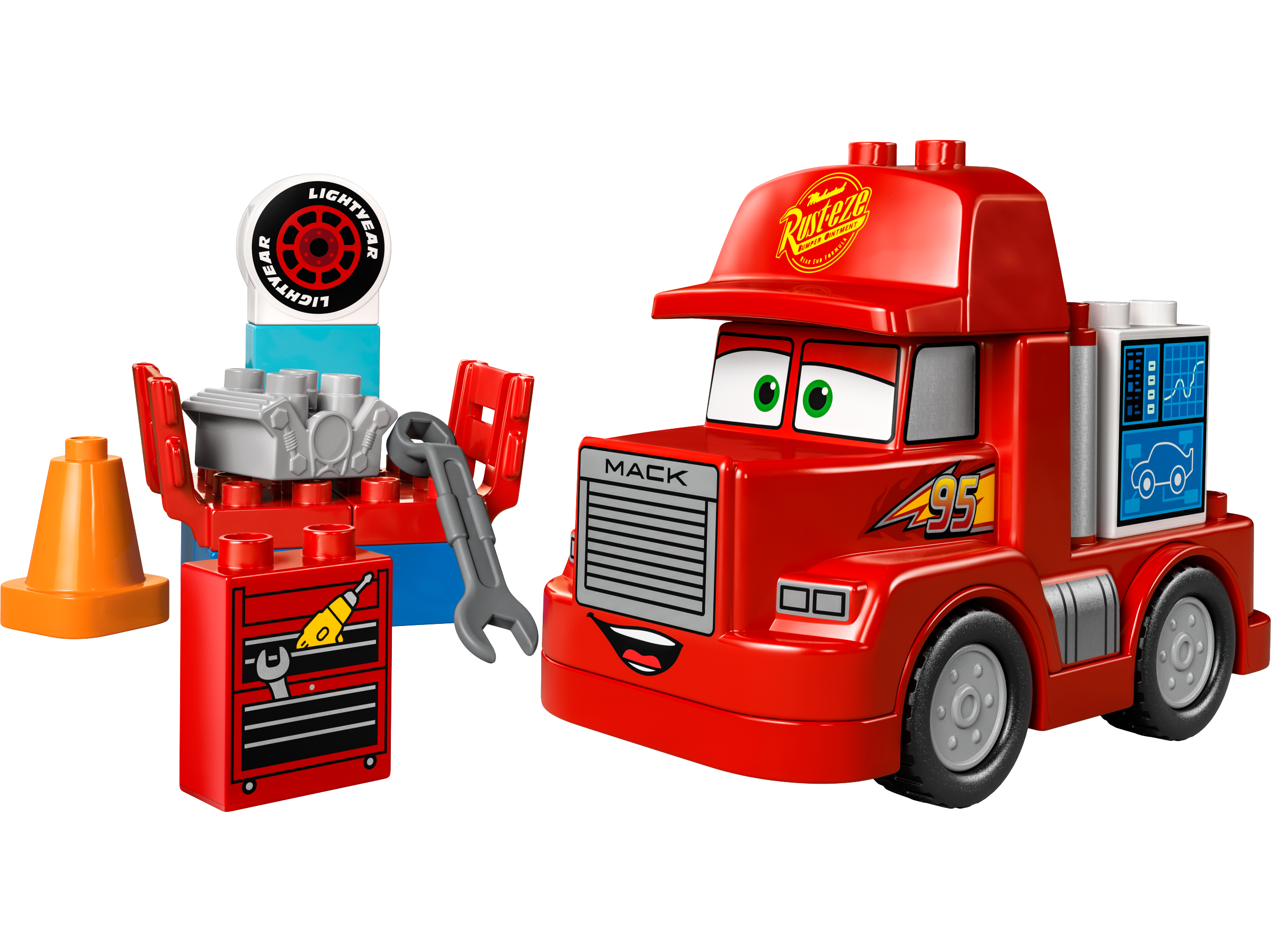 LEGO DUPLO Mack at the Race toy, imported from the UK
