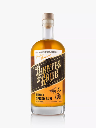 John Lewis Pirate's Grog Honey Spiced Rum 70cl- Buy online at McGrocer