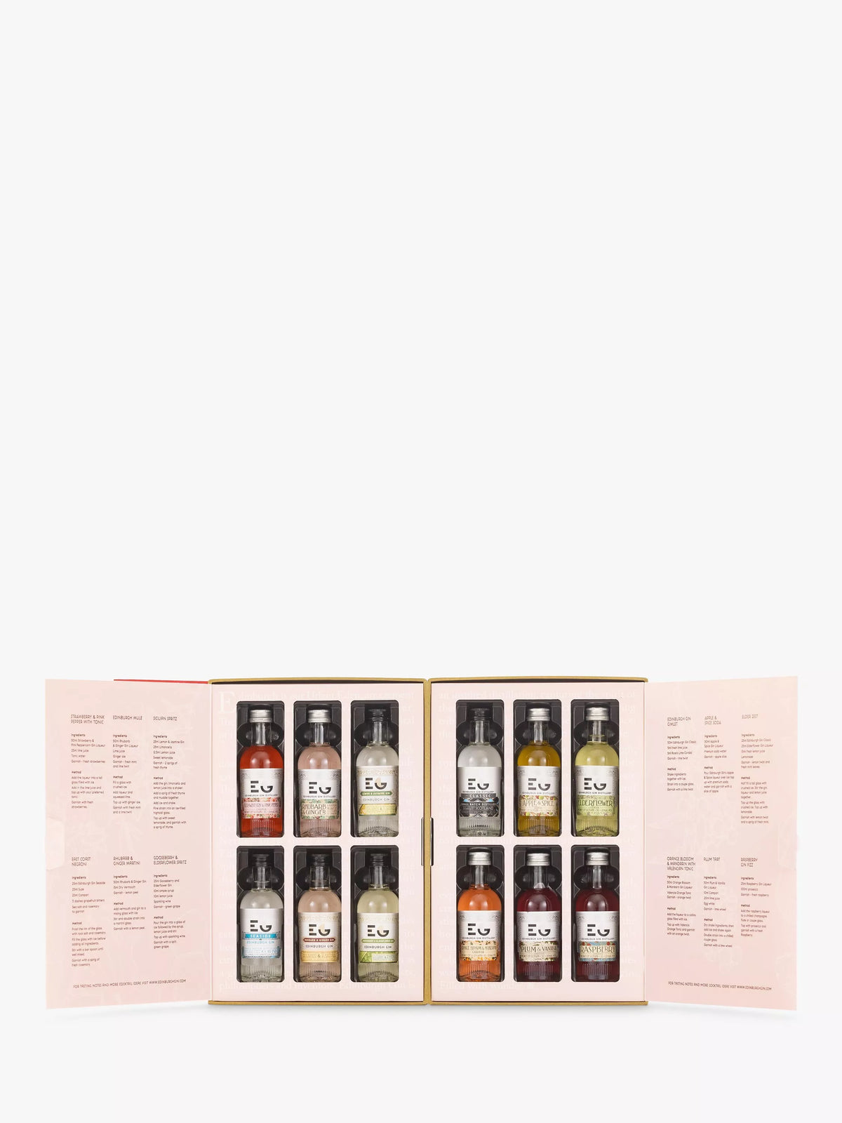 Edinburgh Gin Paradise Found Collection 12x 5cl gin miniatures - British product