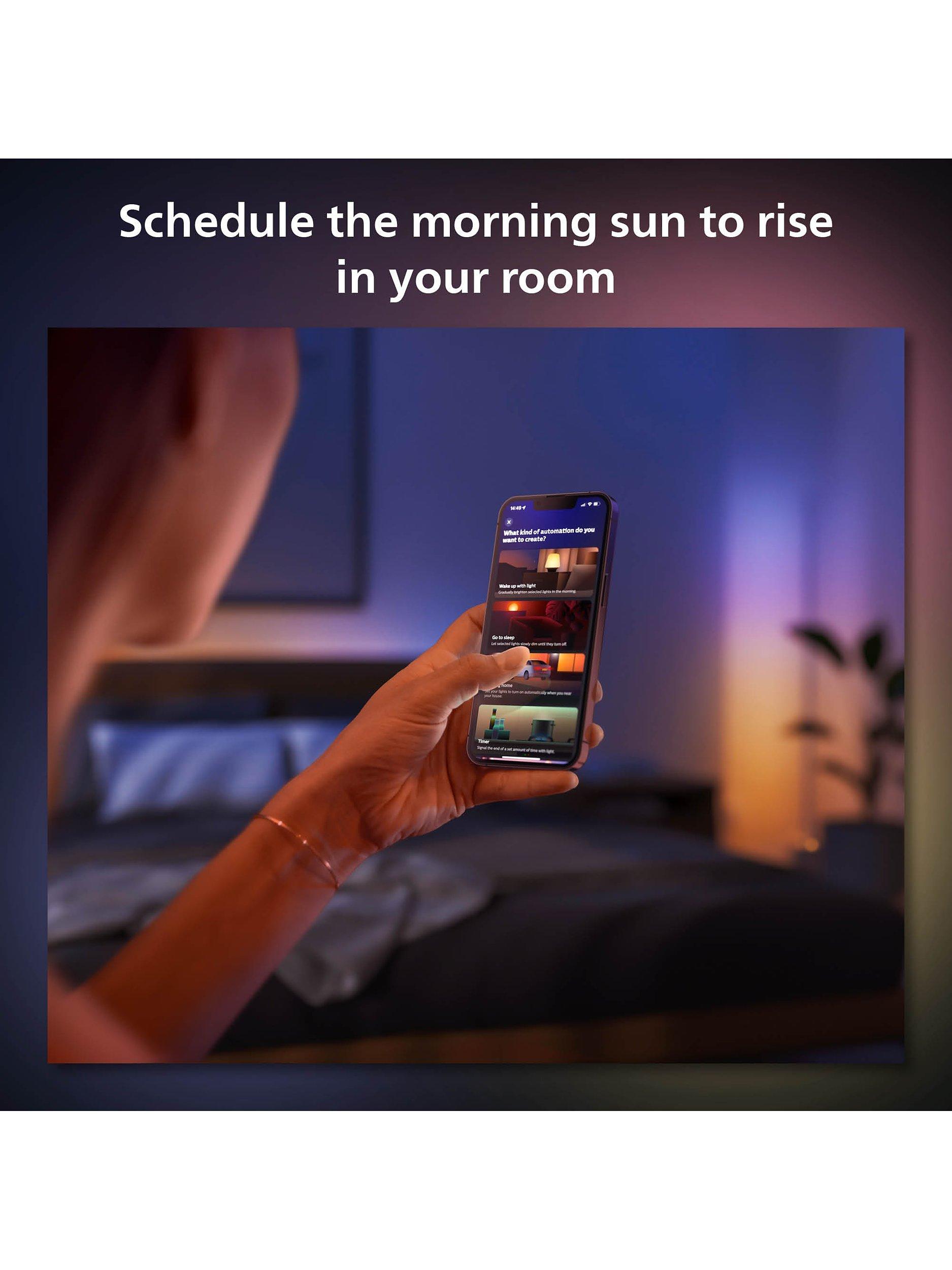 Philips Hue Signe smart table lamp, imported from the UK