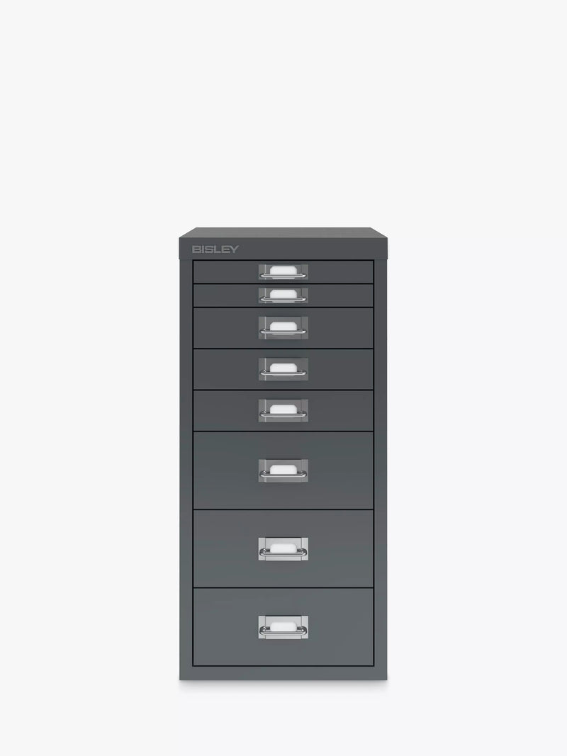 Bisley MultiDrawer 8-drawer A4 steel filing cabinet, imported from the UK