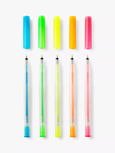John Lewis Cricut Glitter Gel Neon Pens, Pack of 5- Buy online at McGrocer