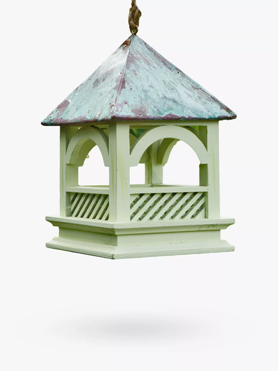 John Lewis Hanging Bird Table with Detachable Tray in Pale Green- Buy online at McGrocer