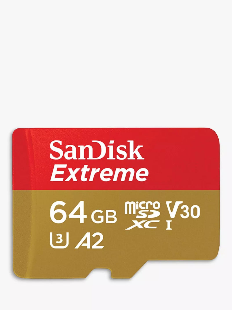 SanDisk Extreme microSD card 64GB, UK version