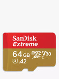 SanDisk Extreme microSD card 64GB, UK version