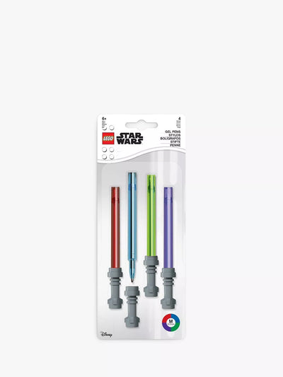 John Lewis Set of 4 Coloured Gel Pens with Red, Blue, Green, and Purple Ink- Buy online at McGrocer