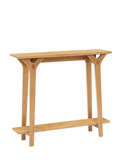 John Lewis John Lewis X-Ray Console Table Oak - H77 x W90 x D25cm- Buy online at McGrocer