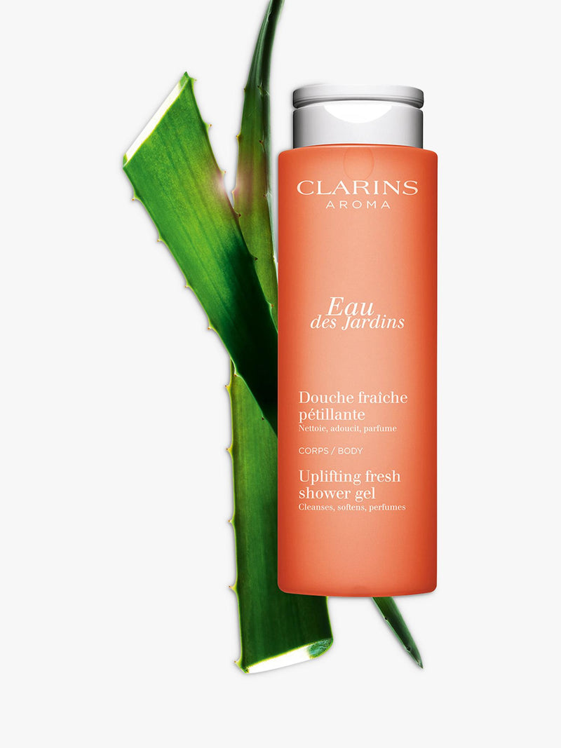 Clarins Eau des Jardins Uplifting Fresh shower gel 200ml - British product