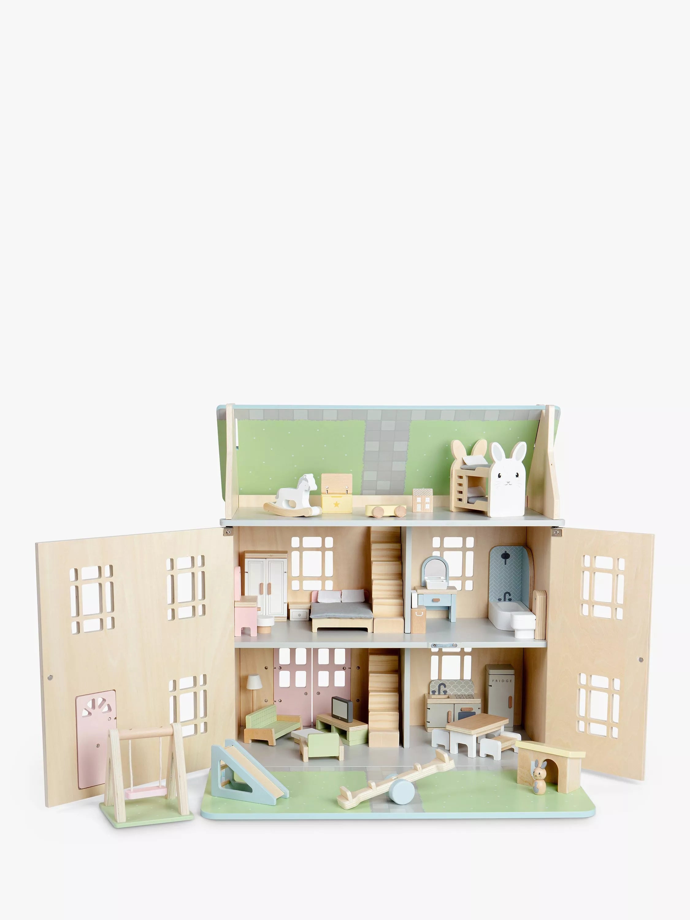 John Lewis Odney wooden doll's house furniture set, UK version