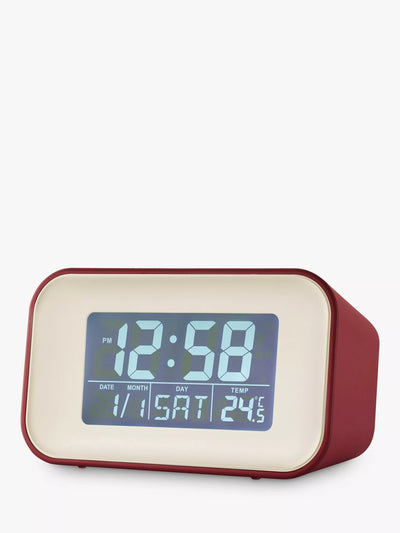 John Lewis Acctim Alba Mustard Digital Alarm Clock- Buy online at McGrocer