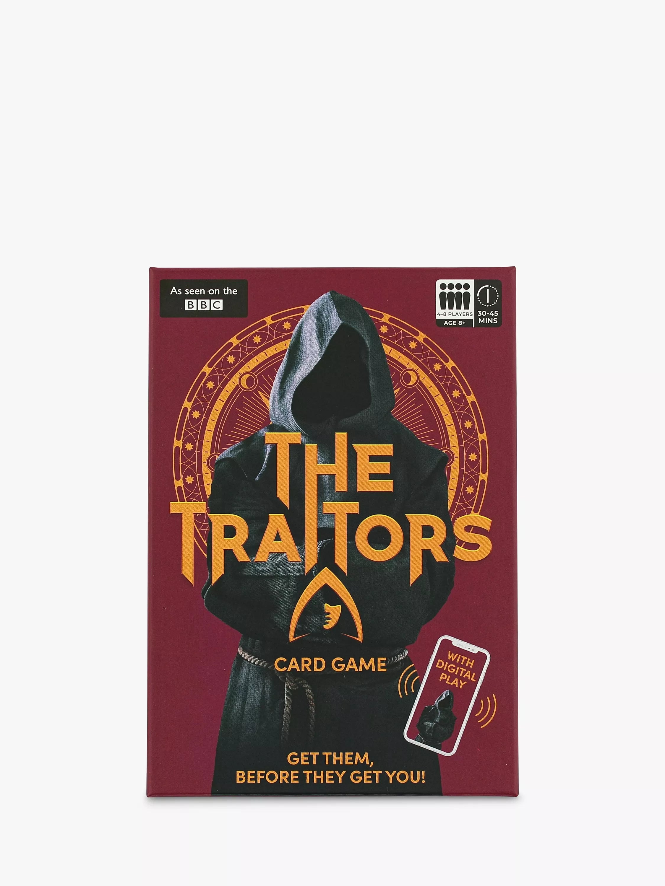 Ginger Fox The Traitors card game, UK version