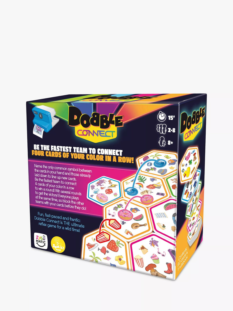Asmodee Dobble Connect reflex card game - British product