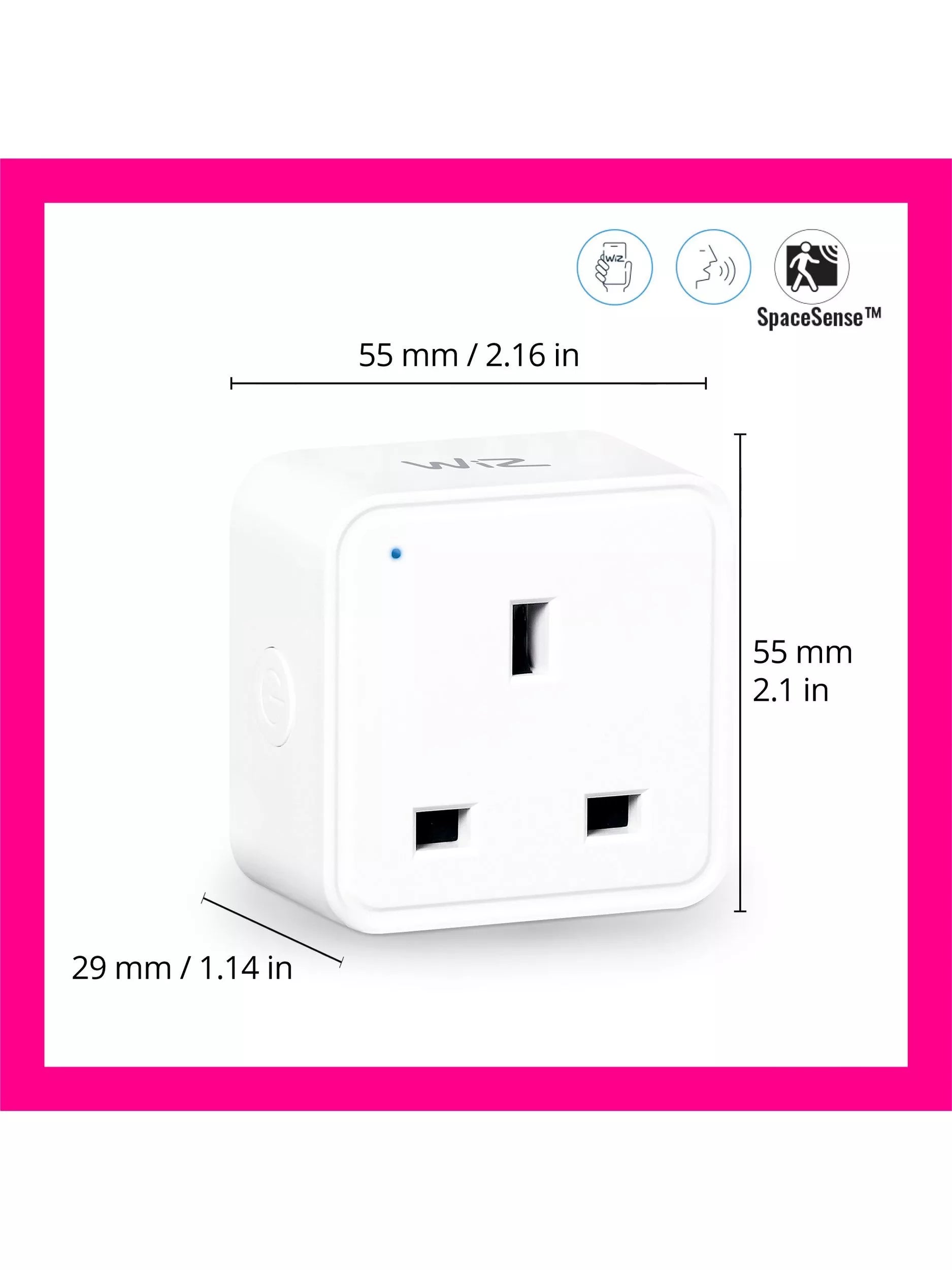 WiZ smart plug remote control device, UK version