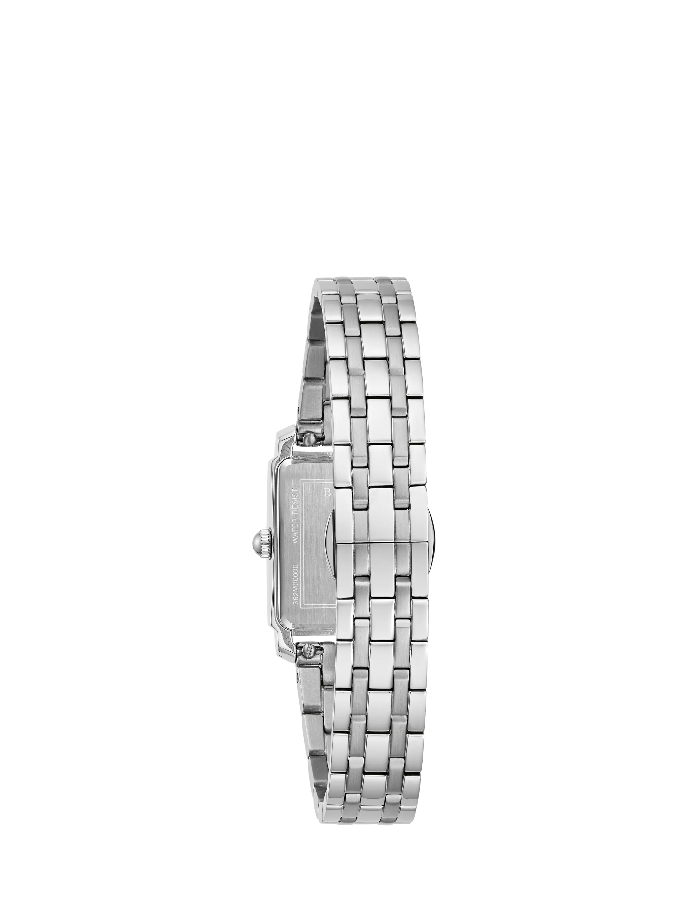 Bulova women's diamond watch with silver tone bracelet, imported from the UK