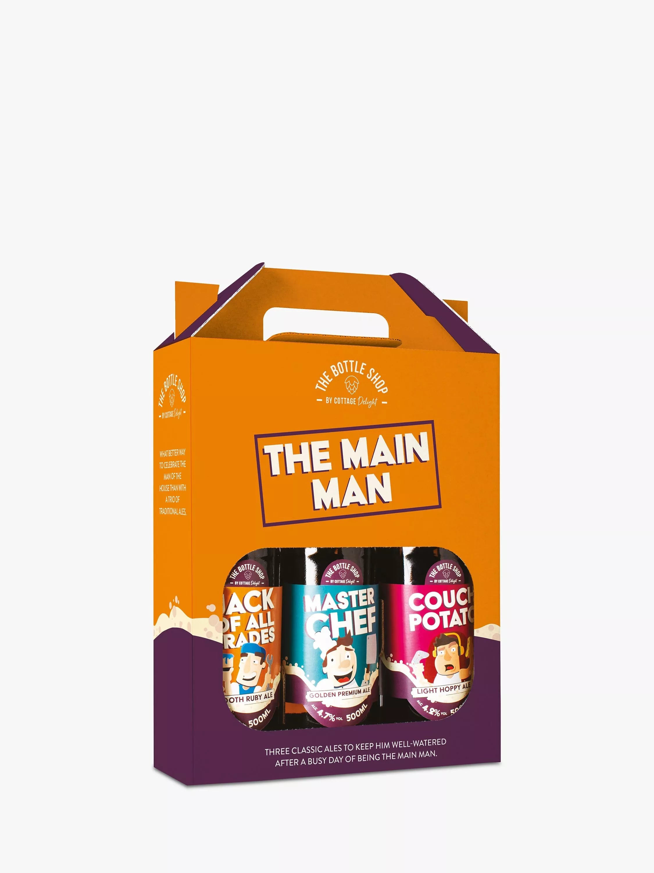 Cottage Delight assorted ale pack with three varieties 3x500ml - British product